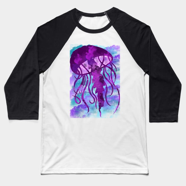 Small jellyfish Baseball T-Shirt by Eikia